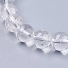 Natural Quartz Crystal Beads Strands X-G-R193-05-6mm-3
