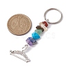 Tibetan Style Zinc Alloy Keychains KEYC-JKC00728-02-3