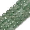 Natural Green Aventurine Beads Strands G-K376-F14-01-2