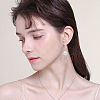 40Pcs 2 Colors Brass Ear Wire KK-BBC0024-15-5