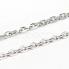 Tarnish Resistant 304 Stainless Steel Cable Chains CHS-L001-67-0.6mm-1