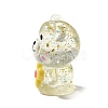 Transparent Resin Little Bear Ornament RESI-S015-01G-2