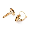 304 Stainless Steel Leverback Earring Settings STAS-F191-03G-8mm-3