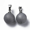 Natural Agate Charms G-Q998-036B-4