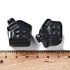 Natural Obsidian Carved Healing House Figurines DJEW-P015-01F-3