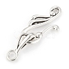 Tibetan Style Antique Silver Wing Hook and Eye Clasps X-LF1157Y-2