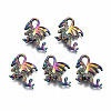 Rainbow Color Alloy Pendants PALLOY-S180-053-RS-1