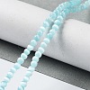 Cat Eye Glass Bead Strands CE-R010-09-2