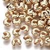 Brass Crimp Beads Covers KK-S354-214B-NF-2