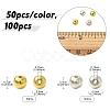 100Pcs 2 Colors Alloy Beads FIND-YW0004-05-3