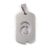 Non-Tarnish 304 Stainless Steel Pendants STAS-O127-B06-2