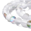Synthetic Moonstone Beads Strands G-E573-01A-14-4