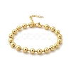 Rack Plating Brass Ball Chain Bracelets for Women BJEW-G676-01C-G-4