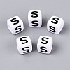 Opaque Acrylic Beads SACR-N020-04A-S-1