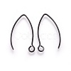 304 Stainless Steel Earring Hooks Ion Plating(IP) STAS-O119-03B-01-2