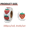 4Rolls Coated Paper Self-adhesive Stickers Roll STIC-FH0001-27B-2