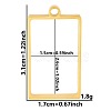 Stainless Steel Open Back Bezel Pendants PW-WGB5BE7-26-1
