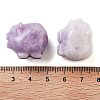 Natural Lepidolite/Purple Mica Stone Carved Figurines DJEW-L023-C11-3