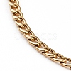 304 Stainless Steel Curb Chains Necklaces NJEW-JN03280-01-2
