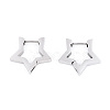 Tarnish Resistant 304 Stainless Steel Huggie Hoop Earrings STAS-S103-26P-1