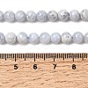 Natural Blue Lace Agate Beads Strands G-G346-A01-6mm-5