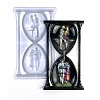 Valentine's Day Sandglass with Couple DIY Wall Decoration Statue Silicone Molds SIL-F007-11-1