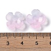 Baking Paint Glass Bead Caps GLAA-S202-04B-3