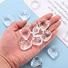 Transparent Acrylic Pendants TACR-T024-03B-205-5