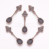 Tibetan Style Alloy Big Pendants LS-TIBEP-A19597-R-FF-2