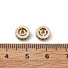 Brass Micro Pave Cubic Zirconia Beads KK-R216-10B-KCG03-3