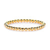 Synthetic Non-magnetic Hematite Beaded Stretch Bracelets for Men Women YP2747-4-1