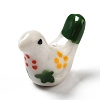 Handmade Printed Porcelain Beads PORC-F005-04C-2