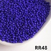 Opaque 6/0 Glass Seed Beads SEED-I013-4mm-RR48-1