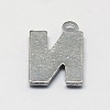 Alloy Rhinestone Letter Charms RB-A052-N01-2