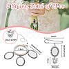 SUPERFINDINGS Imitation Pearl Wedding Bouquet Jewelry Set BJEW-FH0001-01A-2