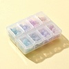 104Pcs 8 Colors Opaque Baking Paint Glass Beads Strands EGLA-FS0001-27-7