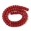 Baking Plating Glass Beads Strands GLAA-H036-01I-4