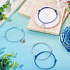 60Pcs 4 Colors Korean Waxed Polyester Cord Bracelet Making AJEW-CW0001-07-7