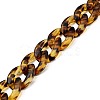 Handmade Transparent Acrylic Curb Chains X-AJEW-JB00740-02-2