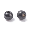 Textured 304 Stainless Steel Beads STAS-P306-01D-EB-3