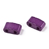 2-Hole Baking Paint Glass Seed Beads SEED-S023-17B-32-2