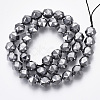 Terahertz Stone Beads Strands G-R462-039B-2