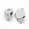 Tarnish Resistant 304 Stainless Steel Clip-on Earring Setting STAS-L244-49P-3