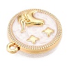 Alloy Enamel Pendants X1-ENAM-T021-03F-2
