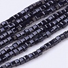 Cube Shaped Crystal Glass Beads Strands X-GLAA-F012-A02-2