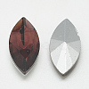 Pointed Back Glass Rhinestone Cabochons RGLA-T083-9x18mm-18-2