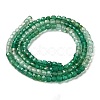 Natural Dyed & Heated Green Onyx Agate Beads Strands G-Q002-C02-01-3