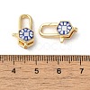 Brass Lobster Claw Clasps KK-K385-019G-4