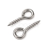 Tarnish Resistant 304 Stainless Steel Screw Eye Pin Peg Bails X-STAS-L234-165A-P-4