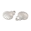 Non-Tarnish 304 Stainless Steel Pendants STAS-E182-15P-2
